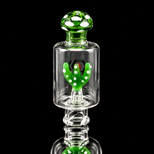 Kickback Glass - Cactus Bubbler Puffco Pivot Glass Bubbler Mouthpiece