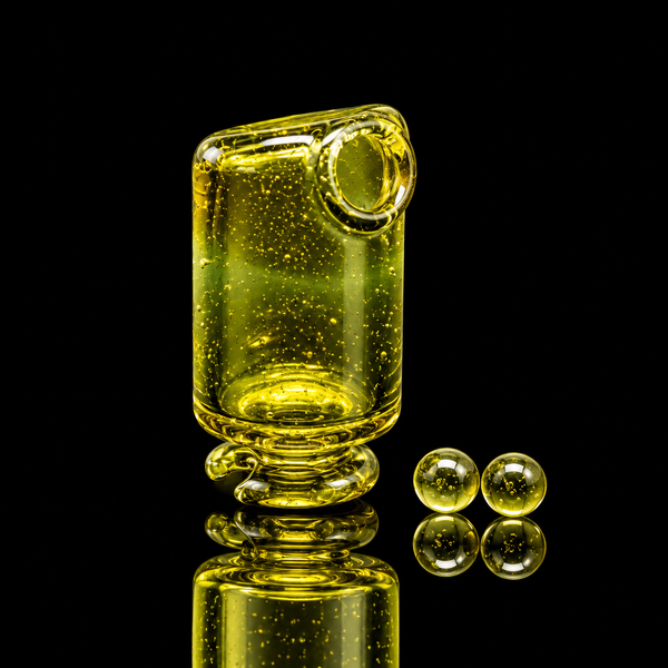 Kizmit Glass - Color Puffco Pivot Glass Mouthpiece - 20 Colors