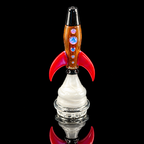 Eternal Flameworks - Rocket Takeoff Dry Glass Attachment For Puffco Peak & Peak Pro