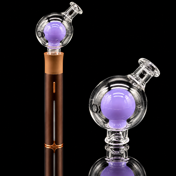 Kickback Glass - Globe Bubbler Puffco Pivot Glass Bubbler Mouthpiece