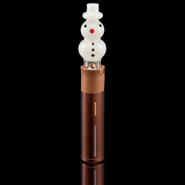 Kickback Glass – Snowman Puffco Pivot Glass Mouthpiece