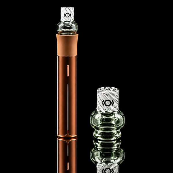 Kickback Glass - Honeycomb Puffco Pivot Glass Mouthpiece