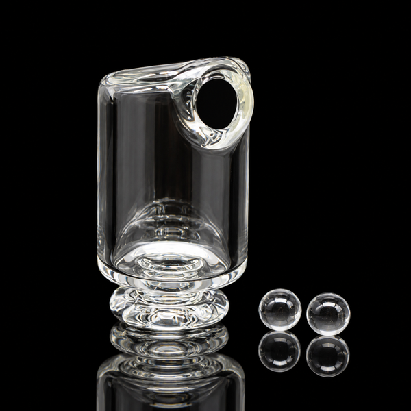 Kizmit Glass - Clear Puffco Pivot Glass Mouthpiece