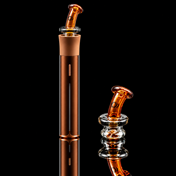 Kickback Glass - Curved Straw Puffco Pivot Glass Mouthpiece