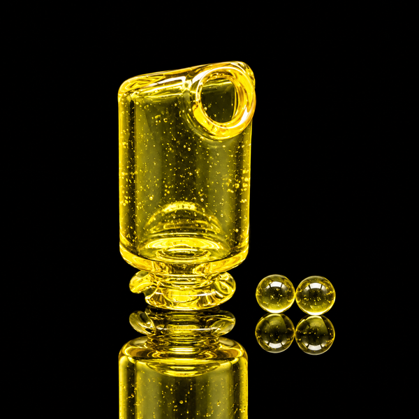 Kizmit Glass - Color Puffco Pivot Glass Mouthpiece - 20 Colors