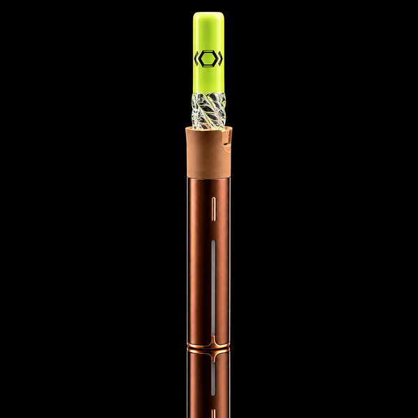 Kickback Glass - Color Straw Puffco Pivot Glass Mouthpiece