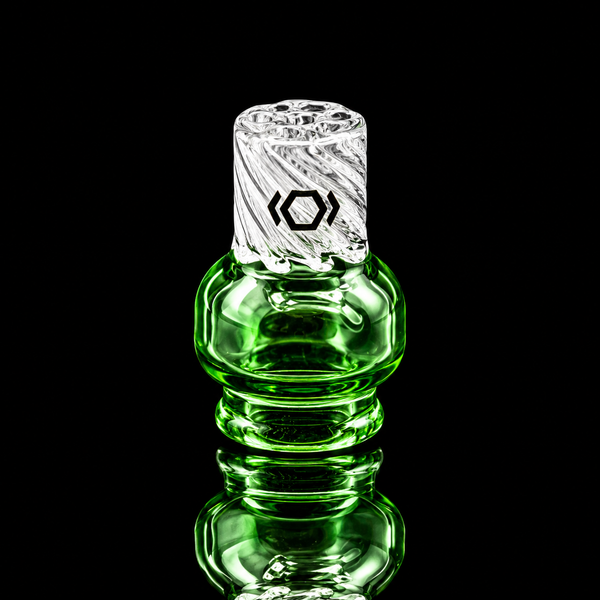 Kickback Glass - Honeycomb Puffco Pivot Glass Mouthpiece