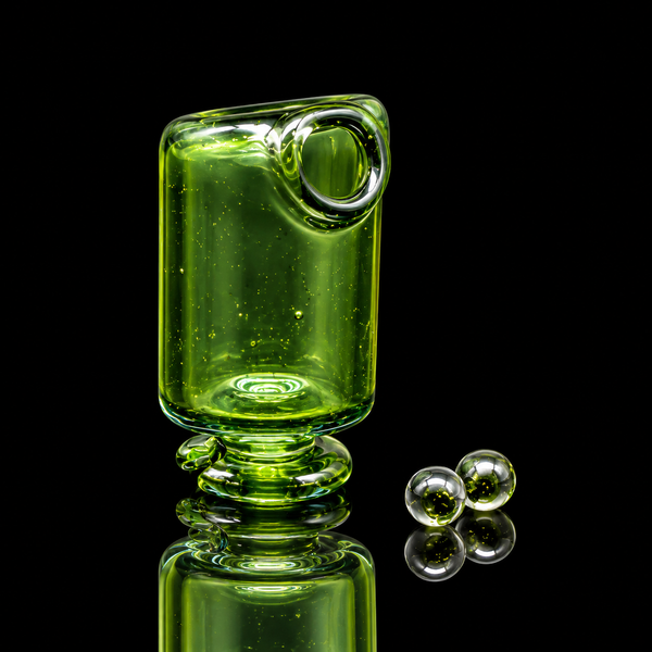 Kizmit Glass - Color Puffco Pivot Glass Mouthpiece - 20 Colors