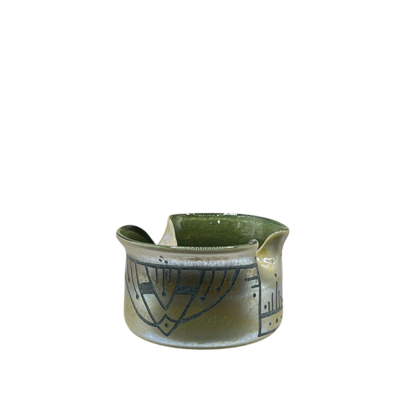 CORKI'S PORTAL (D. CALCIFIED) (Carved) Ash Tray (Blue Carmel)