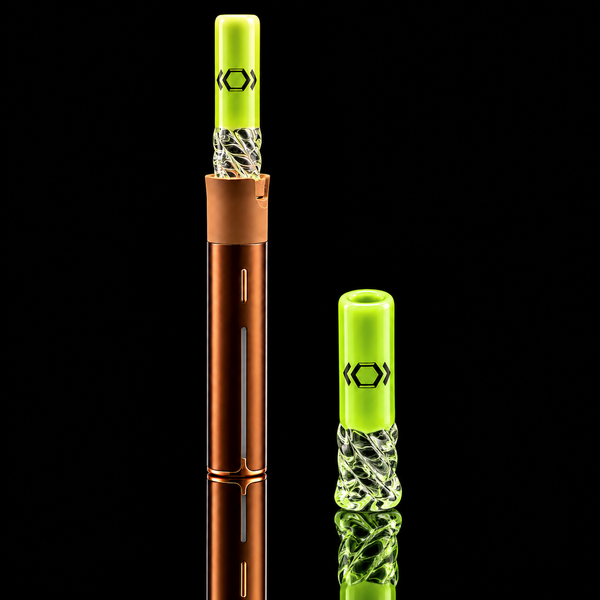 Kickback Glass - Color Straw Puffco Pivot Glass Mouthpiece