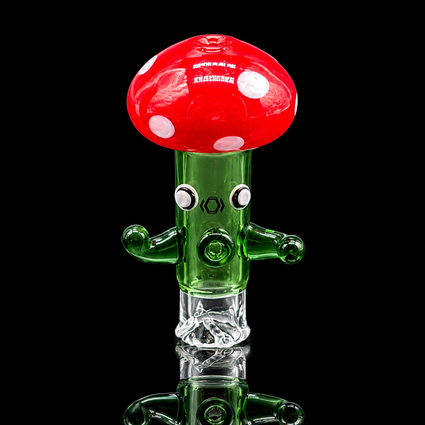 Kickback Glass - Dancing Mushroom Puffco Pivot Glass Mouthpiece