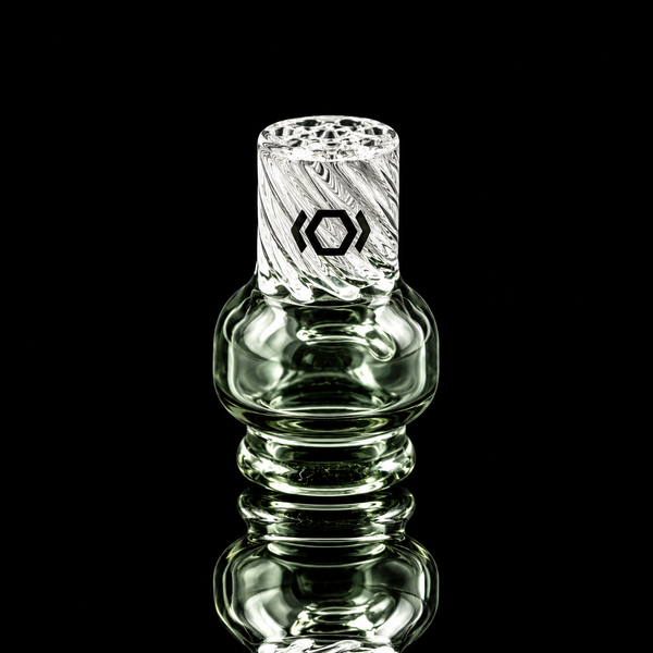 Kickback Glass - Honeycomb Puffco Pivot Glass Mouthpiece