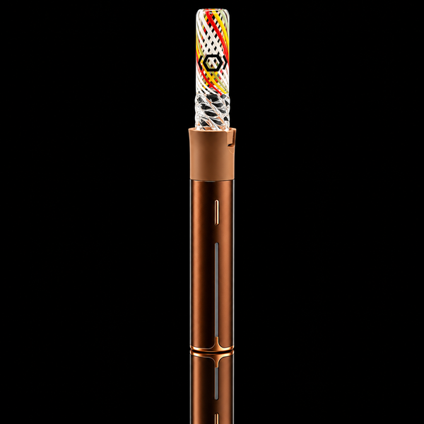 Kickback Glass - Color Straw Puffco Pivot Glass Mouthpiece