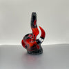 Glasshole - Flower Bubbler (Red Crayon, Grey, & Black) (2024)
