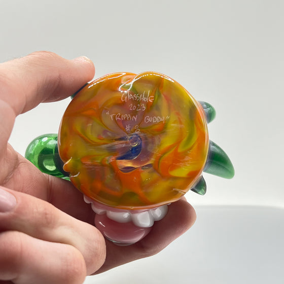 Glasshole - Trippin Buddy #8 (2023) (Yellow, Orange, Chartreuse, & Green Stardust)