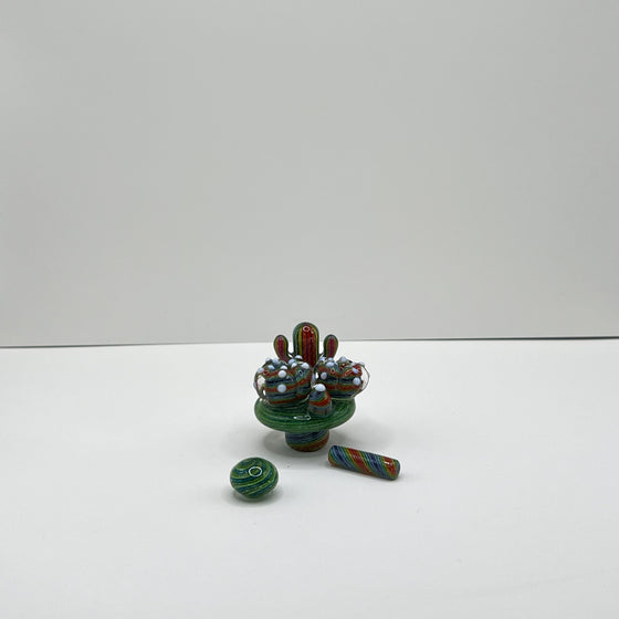 Darby Holm Glass - (Peyote & Cactus Rainbow) Slurper Set