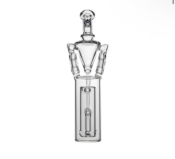Calibear Dual Donut Recycler Glass Attachment for Dr. Dabber Switch GO