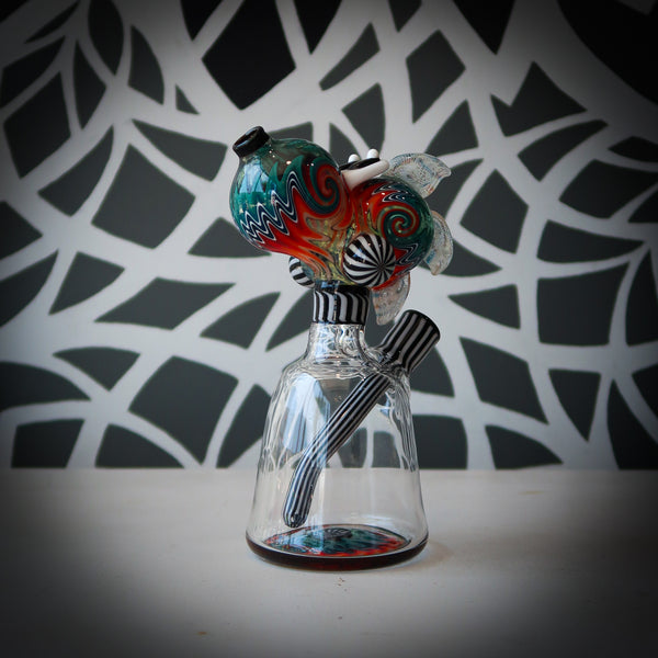 Lee Machine x Ben Birney ( Future Glass Art ) - "Yoshi" Jammer Tube (UV)