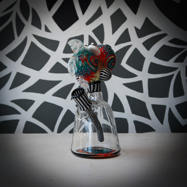 Lee Machine x Ben Birney ( Future Glass Art ) - "Yoshi" Jammer Tube (UV)