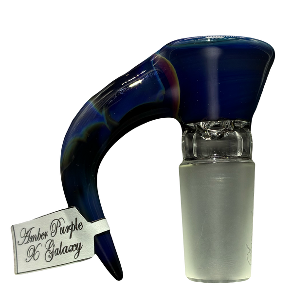 Sovereignty Glass - (Slide) [Full Accent] Amber Purple x Galaxy