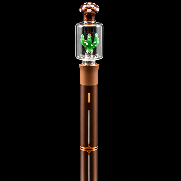 Kickback Glass - Cactus Bubbler Puffco Pivot Glass Bubbler Mouthpiece