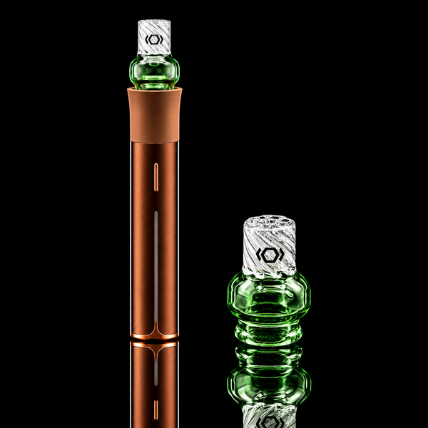 Kickback Glass - Honeycomb Puffco Pivot Glass Mouthpiece
