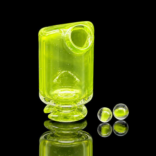 Kizmit Glass - Color Puffco Pivot Glass Mouthpiece - 20 Colors