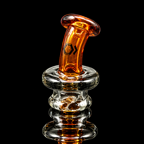 Kickback Glass - Curved Straw Puffco Pivot Glass Mouthpiece