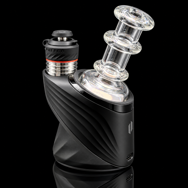 Glass Art By Shaggy - Clear Puffco Peak Dry Glass Attachment