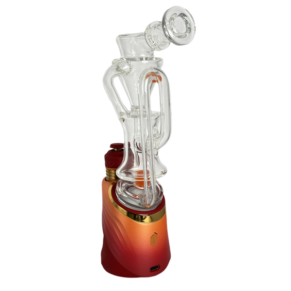 JWoerz - (PuffCo) - [Clear W/ Colored Accent Recycler (2025) & PuffCo Pro [3DXL] Day Break {Bundle}