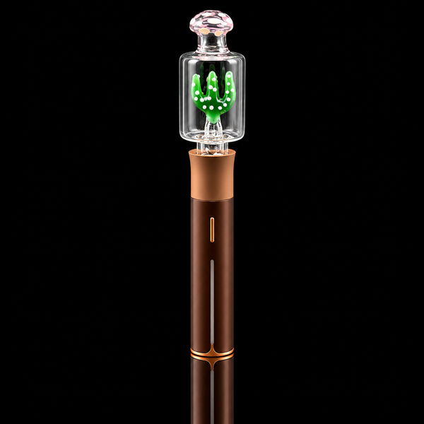 Kickback Glass - Cactus Bubbler Puffco Pivot Glass Bubbler Mouthpiece