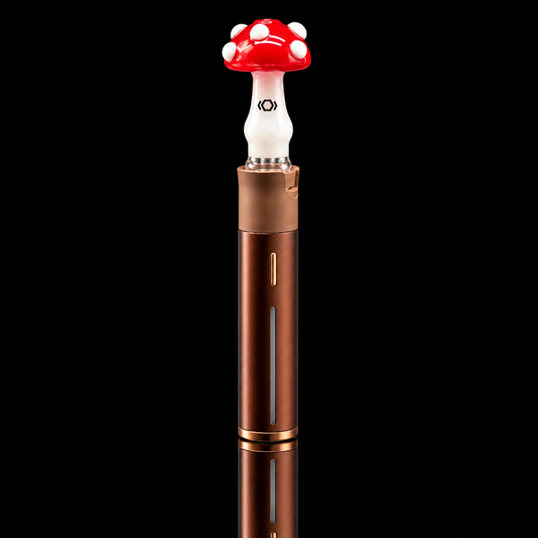 Kickback Glass - Mushroom Puffco Pivot Glass Mouthpiece