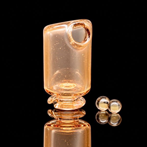 Kizmit Glass - Color Puffco Pivot Glass Mouthpiece - 20 Colors