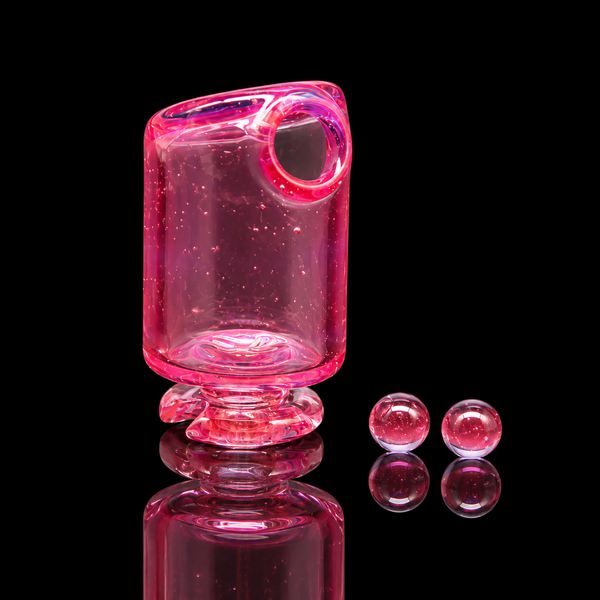 Kizmit Glass - Color Puffco Pivot Glass Mouthpiece - 20 Colors