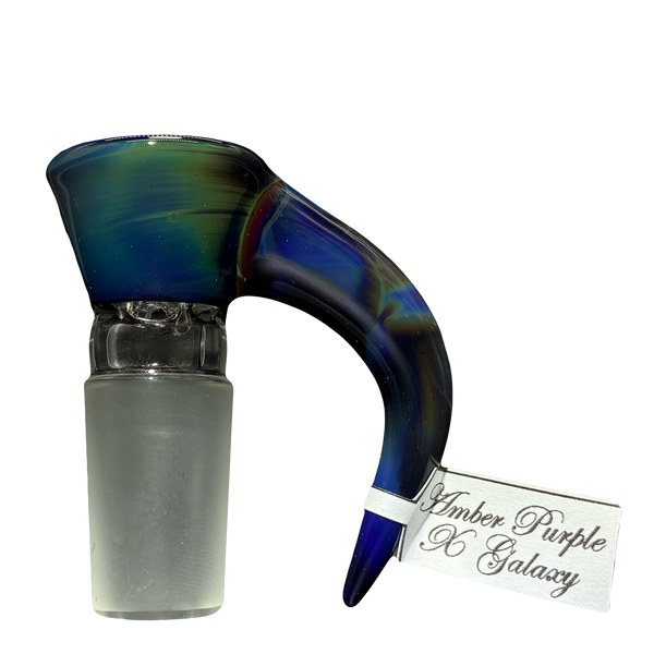 Sovereignty Glass - (Slide) [Full Accent] Amber Purple x Galaxy