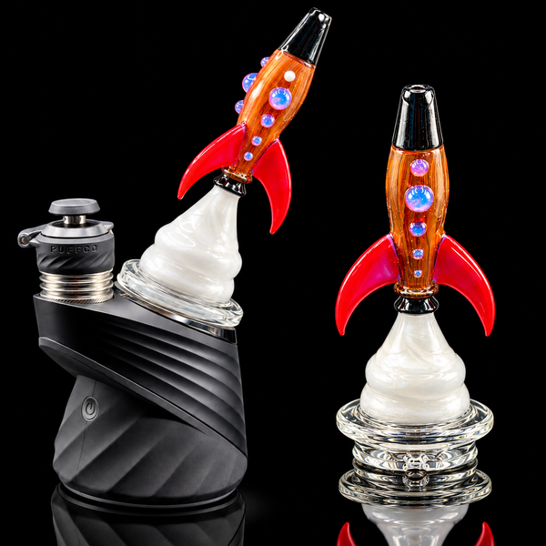 Eternal Flameworks - Rocket Takeoff Dry Glass Attachment For Puffco Peak & Peak Pro