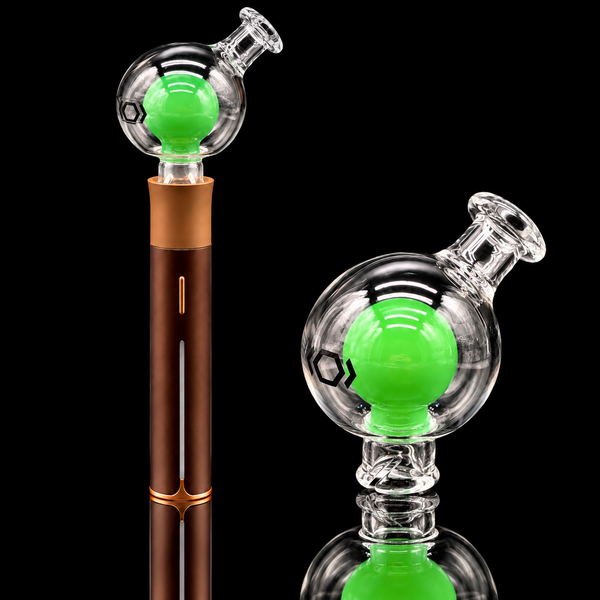 Kickback Glass - Globe Bubbler Puffco Pivot Glass Bubbler Mouthpiece