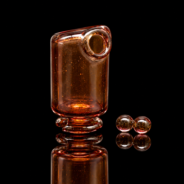 Kizmit Glass - Color Puffco Pivot Glass Mouthpiece - 20 Colors