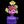 Dani Girl Glass - Crushed Opal Koffing Peak Pro Joystick