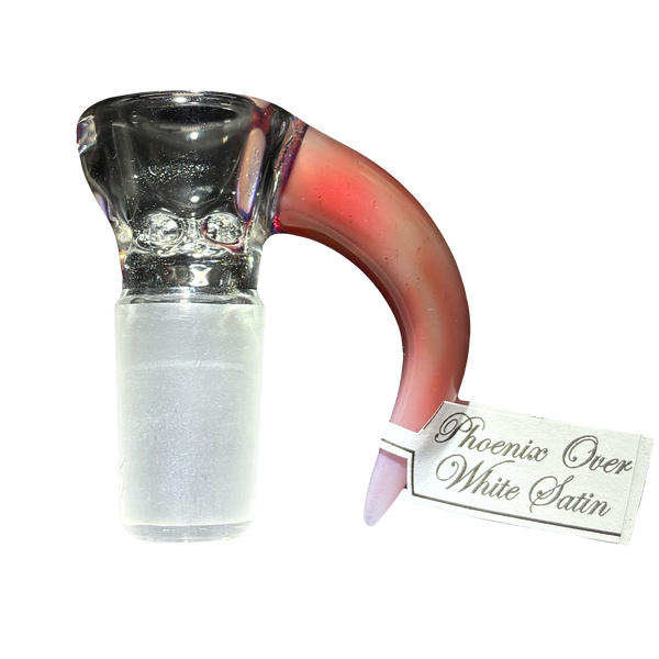 Sovereignty Glass - (Slide) [Partial Accent] Phoenix over White Satin