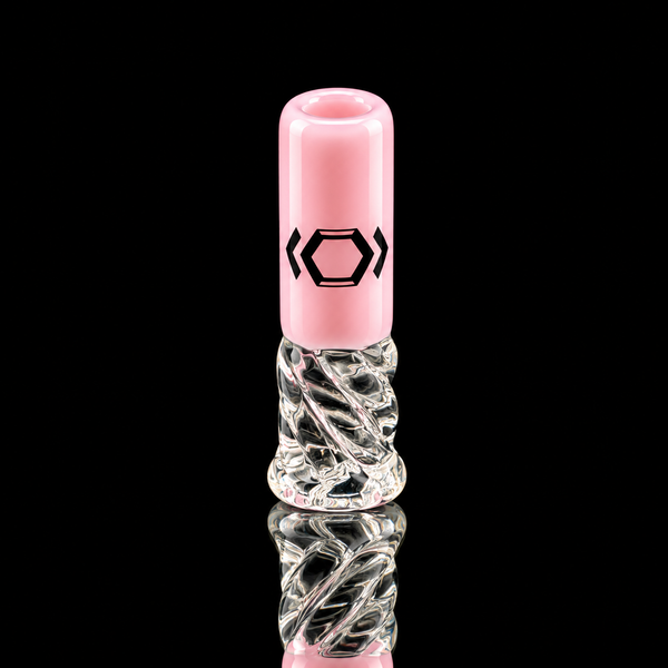 Kickback Glass - Color Straw Puffco Pivot Glass Mouthpiece