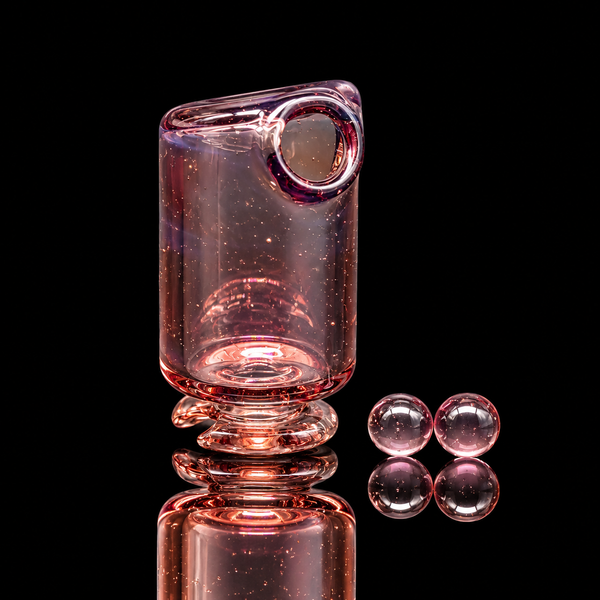 Kizmit Glass - Color Puffco Pivot Glass Mouthpiece - 20 Colors