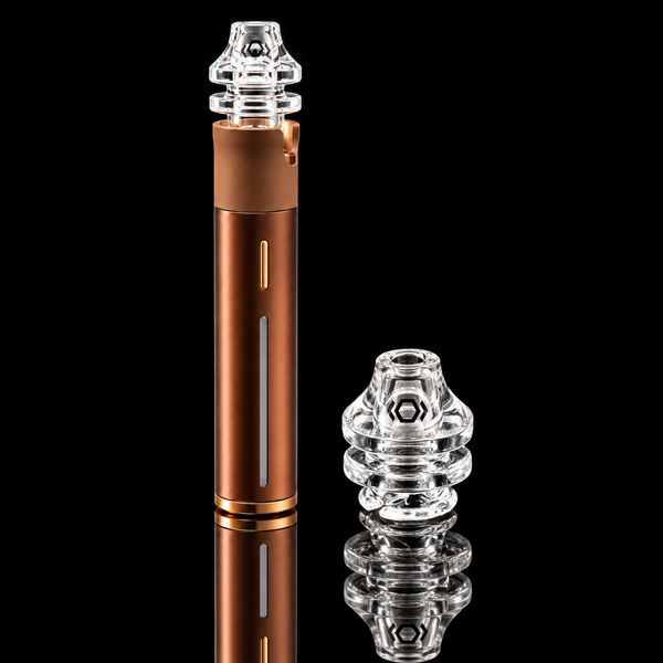 Kickback Glass - Clear Puffco Pivot Glass Mouthpiece