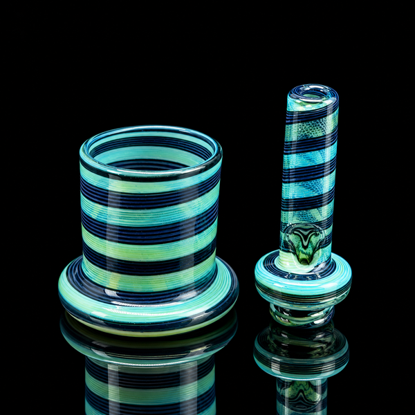 Smiley Glass - Linework Puffco Proxy Core Mouthpiece & Cup Set