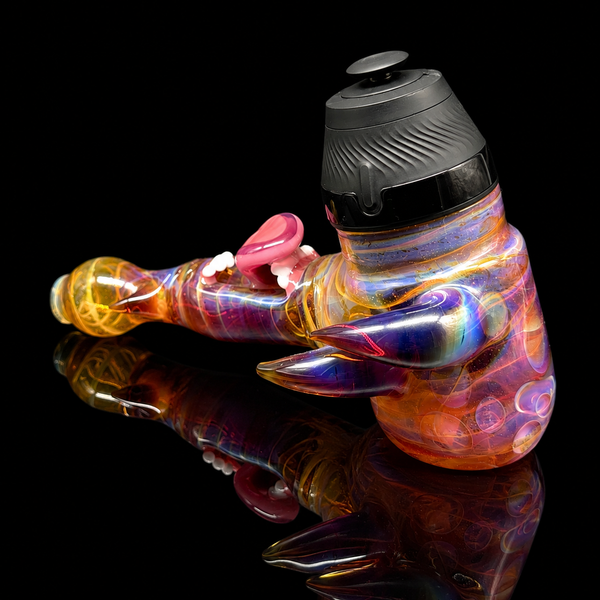 Glasshole - Worked Horned Puffco Proxy Sherlock Pipe