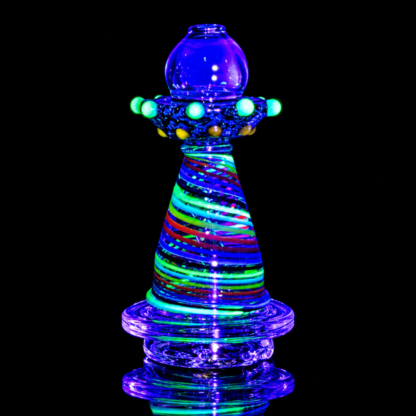Eternal Flameworks - UV Space Beam Dry Glass Attachment for Puffco Peak & Peak Pro