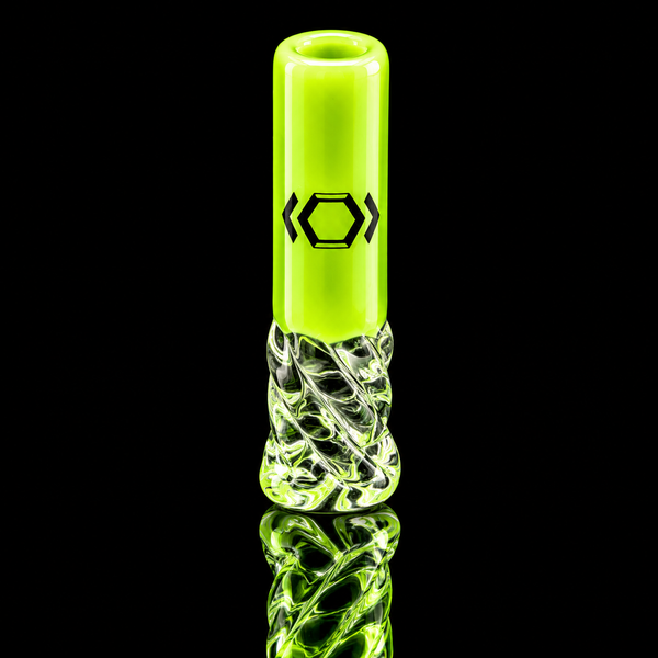 Kickback Glass - Color Straw Puffco Pivot Glass Mouthpiece