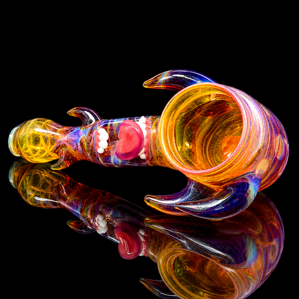 Glasshole - Worked Horned Puffco Proxy Sherlock Pipe