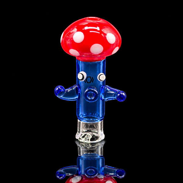 Kickback Glass - Dancing Mushroom Puffco Pivot Glass Mouthpiece