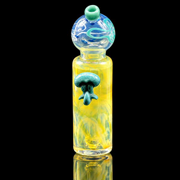 Garner Glass - Squid ward Bikini Bottom Tech Wet Dr. Dabber Switch GO Glass Attachment